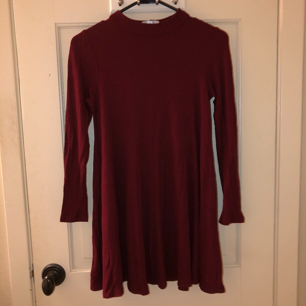 Mock Neck Dress